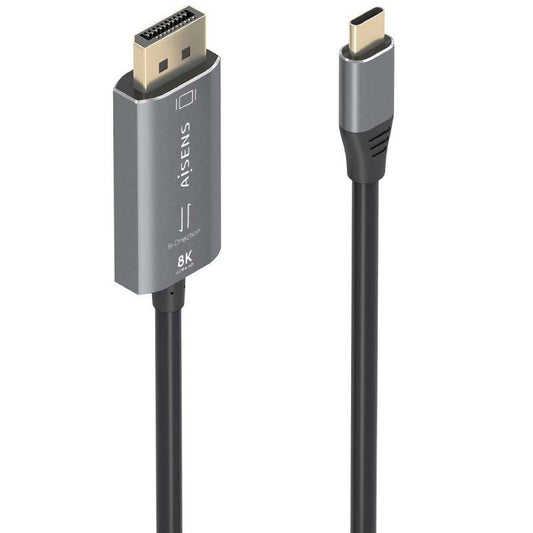 Cable Conversor Aisens A109-0880
USB Tipo-C Macho - DisplayPort Macho
1.8m
Negro