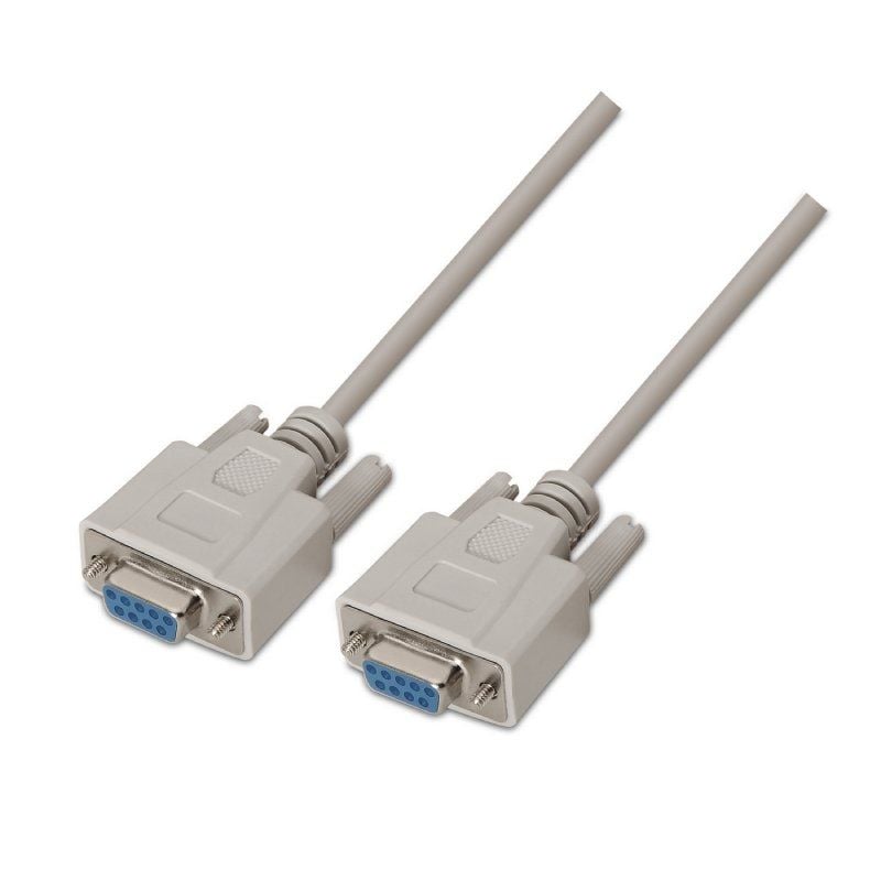 Aisens Cable Serie Null Modem DB9/H-DB9/H 1.8m