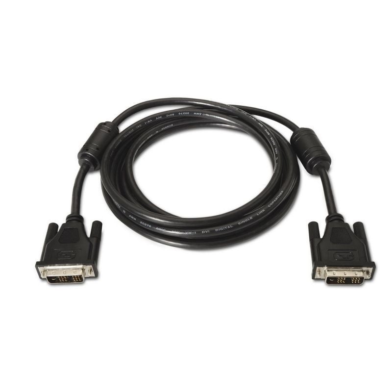 Cable DVI Aisens A117-0086
DVI-D Macho - DVI-D Macho
Hasta 3W
10Mbps
1.8m
Negro