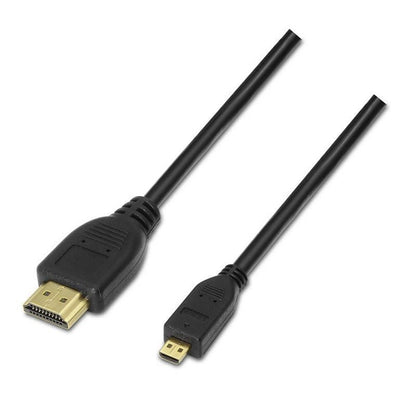 Cable Micro HDMI Aisens A119-0116
HDMI Macho - Micro HDMI Macho
Hasta 10W
720Mbps
80cm
Negro