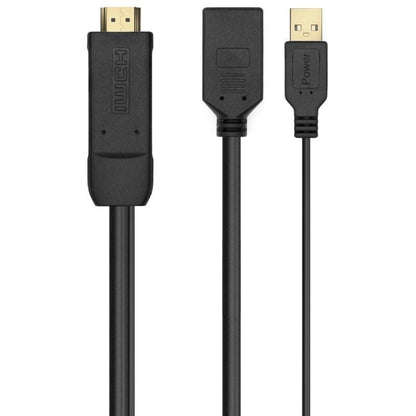 Cable Conversor 4K Aisens A122-0642
HDMI Macho - DisplayPort Hembra - USB Macho
Hasta 10W
2250Mbps
10cm + 10cm
Negro