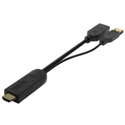 Cable Conversor 4K Aisens A122-0642
HDMI Macho - DisplayPort Hembra - USB Macho
Hasta 10W
2250Mbps
10cm + 10cm
Negro