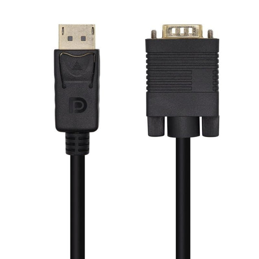 Cable Conversor Aisens A125-0462
DisplayPort Macho - VGA Macho
Hasta 5W
2300Mbps
3m
Negro