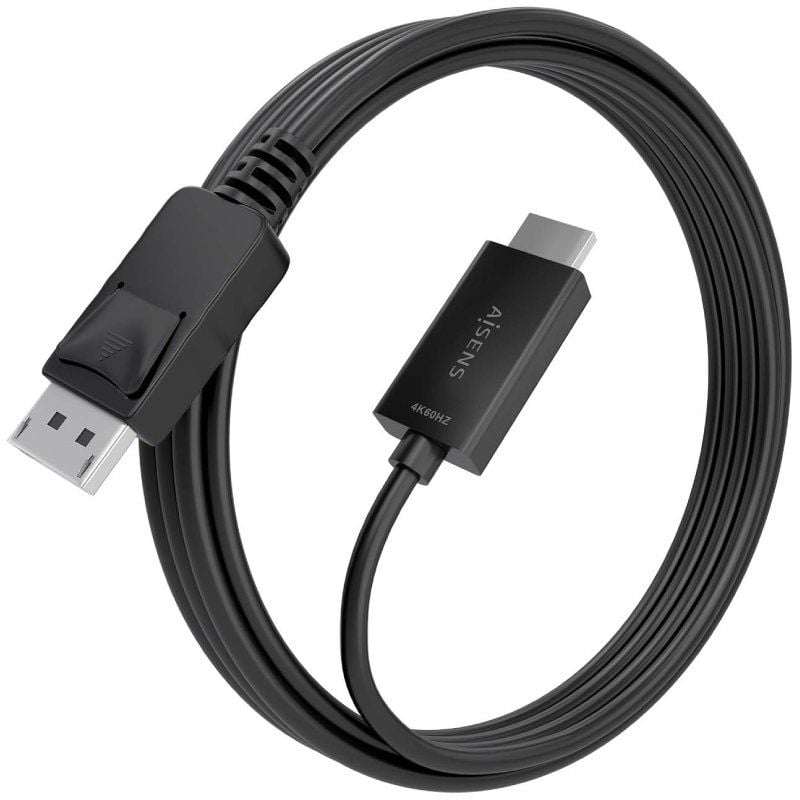 Cable Conversor Aisens A125-0895
DisplayPort Macho - HDMI 4K Macho
3m
Negro