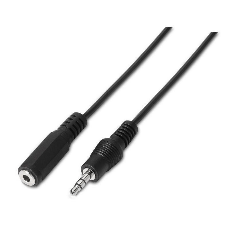 Cable Estéreo Aisens A128-0146
Jack 3.5 Macho - Jack 3.5 Hembra
Hasta 0.1W
3m
Negro