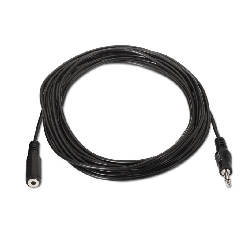 Cable Estéreo Aisens A128-0146
Jack 3.5 Macho - Jack 3.5 Hembra
Hasta 0.1W
3m
Negro