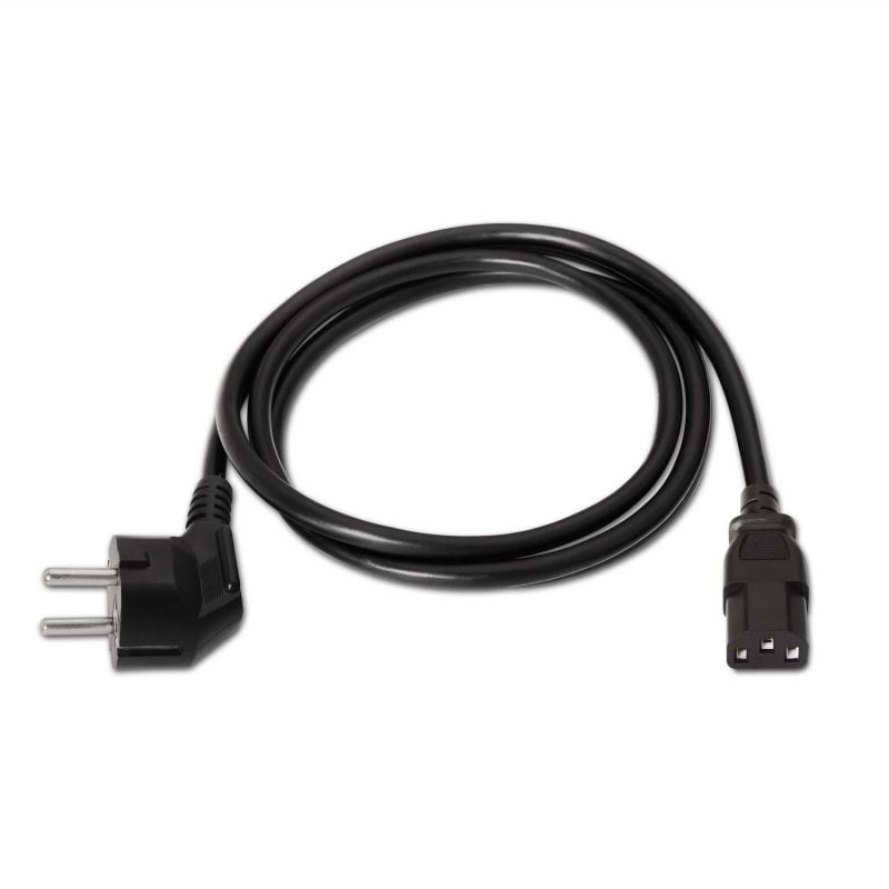 Cable Alimentación Aisens A132-0169
CEE(7-7) Macho - C13 Hembra
Hasta 1500W
5m
Negro