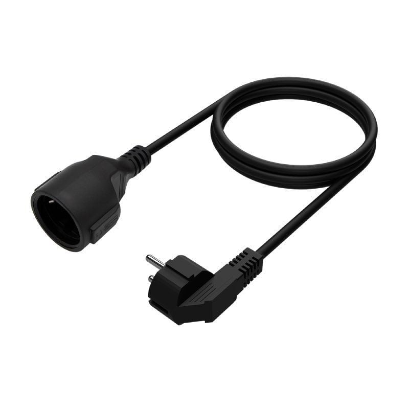 Cable Alargador de Alimentación Aisens A132-0602
CEE7 Macho - CEE7 Hembra
Hasta 1500W
5m
Negro