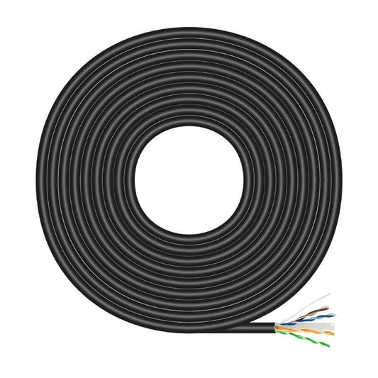 Bobina de Cable RJ45 para Exteriores UTP AWG23 Aisens A135-0675 Cat.6
100m
Impermeable
Negro