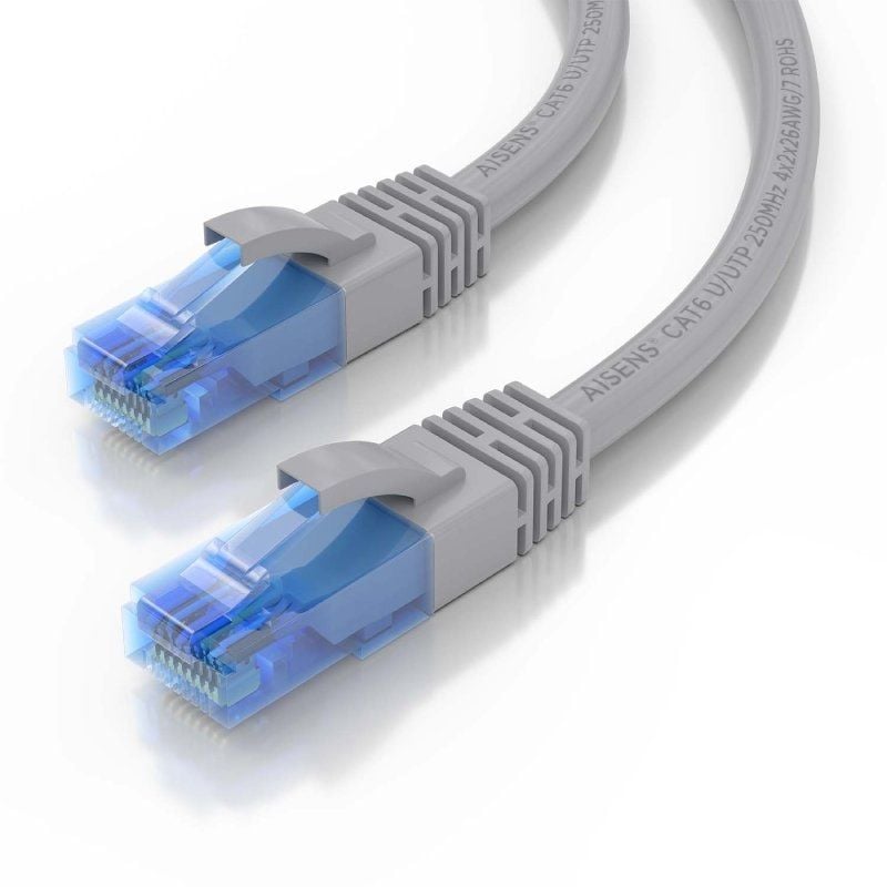 Aisens Cable RJ45 Cat.6 UTP AWG26 CCA Gris 30cm