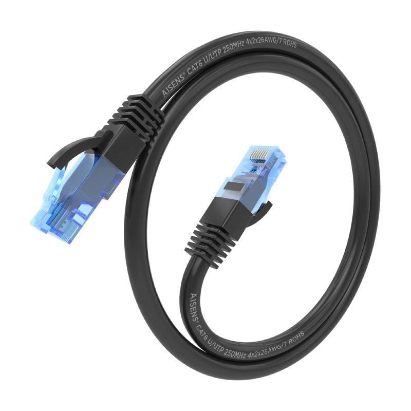 Cable de Red RJ45 AWG26 CCA UTP Aisens A135-0852 Cat.6
20m
Negro