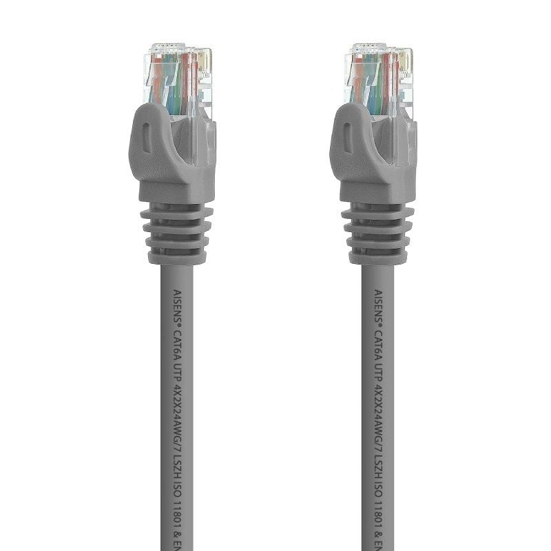 Aisens Latiguillo Rj45 Cat.6A Utp Gris 10M