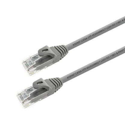 Aisens Latiguillo Rj45 Cat.6A Utp Gris 10M
