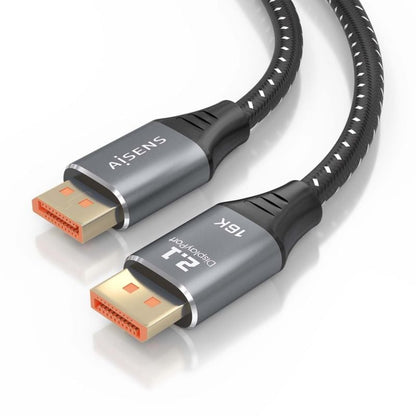 Cable DisplayPort 2.1 16K Aisens A158-0902
DisplayPort Macho - DisplayPort Macho
80Gbps
1.5m
Negro