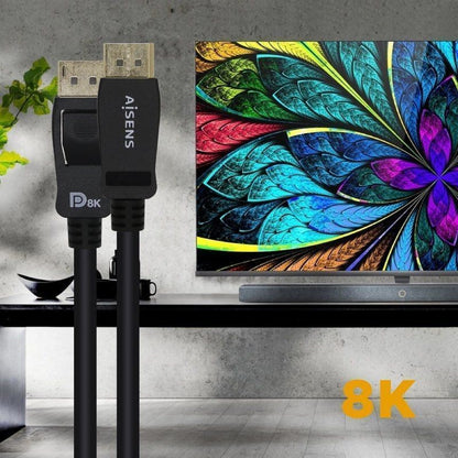 Cable DisplayPort 1.4 8K Aisens A149-0433
DisplayPort Macho - DisplayPort Macho
3m
Certificado
Negro