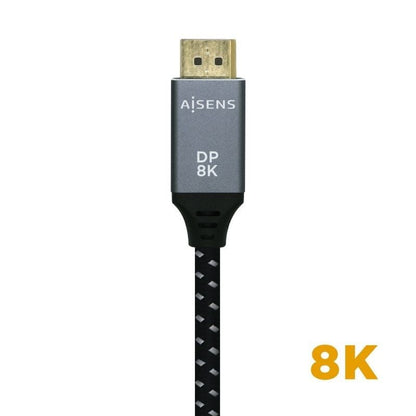 Cable DisplayPort 1.4 8K Aisens A149-0436
DisplayPort Macho - DisplayPort Macho
1.5m
Negro Gris