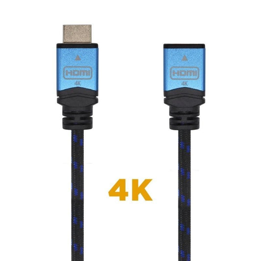 Cable Alargador HDMI Aisens A120-0454
HDMI Macho - HDMI Hembra
3m
Negro
Azul