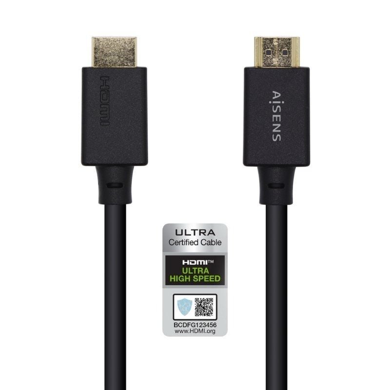 Cable HDMI 2.1 8K Aisens A150-0424
HDMI Macho - HDMI Macho
3m
Certificado
Negro