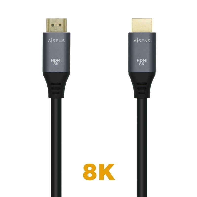 Cable HDMI 2.1 8K Aisens A150-0426
HDMI Macho - HDMI Macho
1m
Gris Negro