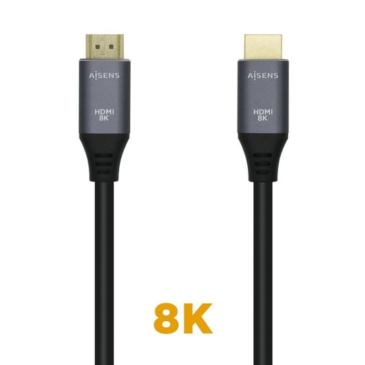 Cable HDMI 2.1 8K Aisens A150-0427
HDMI Macho - HDMI Macho
1.5m
Gris Negro