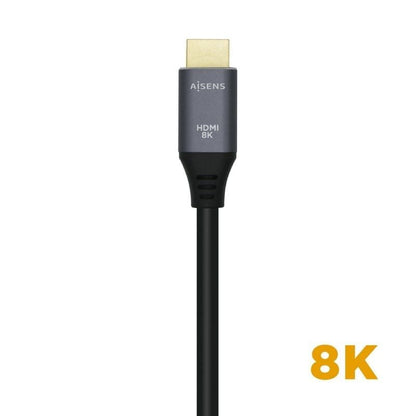 Cable HDMI 2.1 8K Aisens A150-0427
HDMI Macho - HDMI Macho
1.5m
Gris Negro