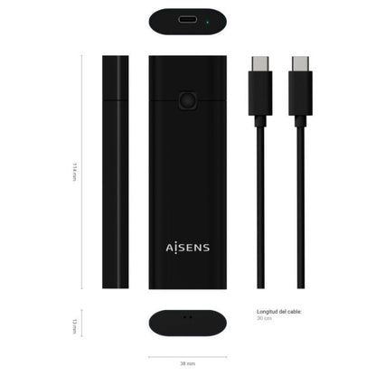 Caja Externa para Disco SSD M.2 NVMe Aisens ASM2-020B
USB 3.2 Gen2
Sin Tornillos