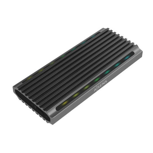 Caja Externa para Disco SSD M.2 SATA/NVMe Aisens ASM2-RGB011GR
USB 3.2 Gen2
Sin Tornillos