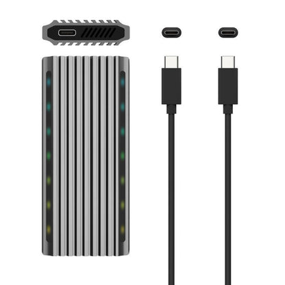 Caja Externa para Disco SSD M.2 SATA/NVMe Aisens ASM2-RGB011GR
USB 3.2 Gen2
Sin Tornillos