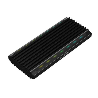 Caja Externa para Disco SSD M.2 SATA/NVMe Aisens ASM2-RGB012B
USB 3.2
Sin tornillos