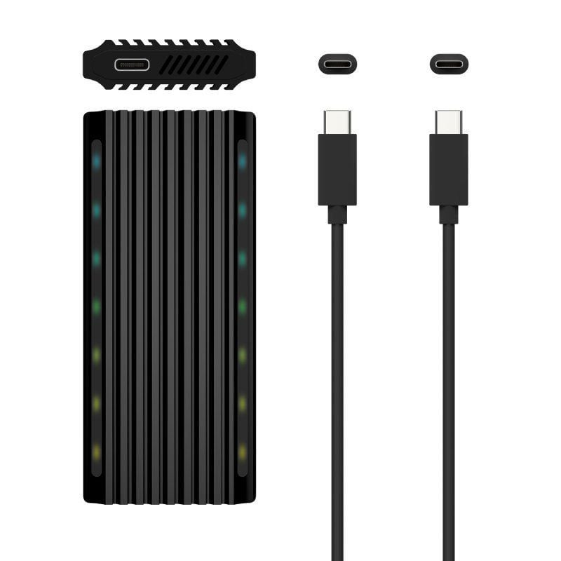 Caja Externa para Disco SSD M.2 SATA/NVMe Aisens ASM2-RGB012B
USB 3.2
Sin tornillos