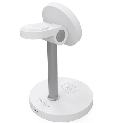 Aisens Cargador Inalámbrico USBC 15W 3 en 1 Blanco