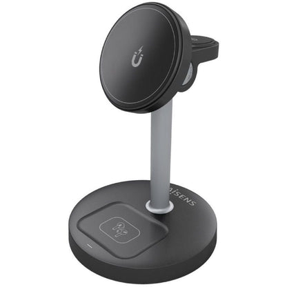 Aisens Cargador Inalámbrico USBC 15W 3 en 1 Negro