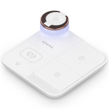 Aisens Cargador Inalámbrico USBC 15W 4 en 1 compac