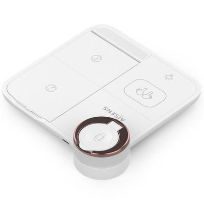 Aisens Cargador Inalámbrico USBC 15W 4 en 1 compac