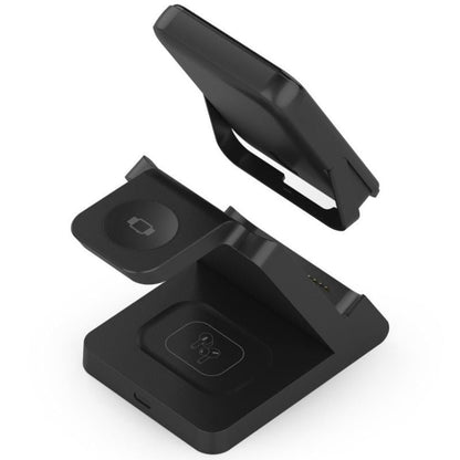 Aisens Cargador Inalámbrico USBC 15W 4 en 1 Negro