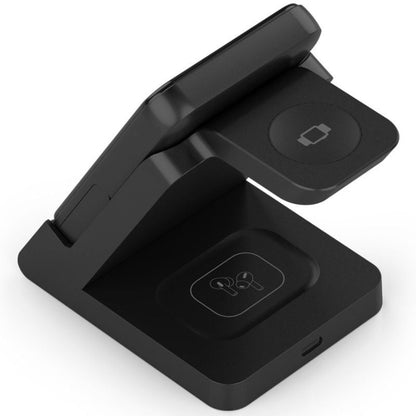 Aisens Cargador Inalámbrico USBC 15W 4 en 1 Negro