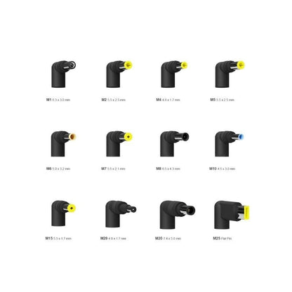 Cargador de Portátil Aisens ASLC-90WAUTO-BK
90W
Automático
12 Conectores
Voltaje 15-20V
1 USB QC3.0