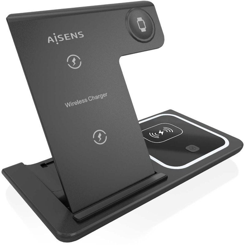 Base de carga Inalámbrica Aisens ASCH-15W3WC043-BK
15W