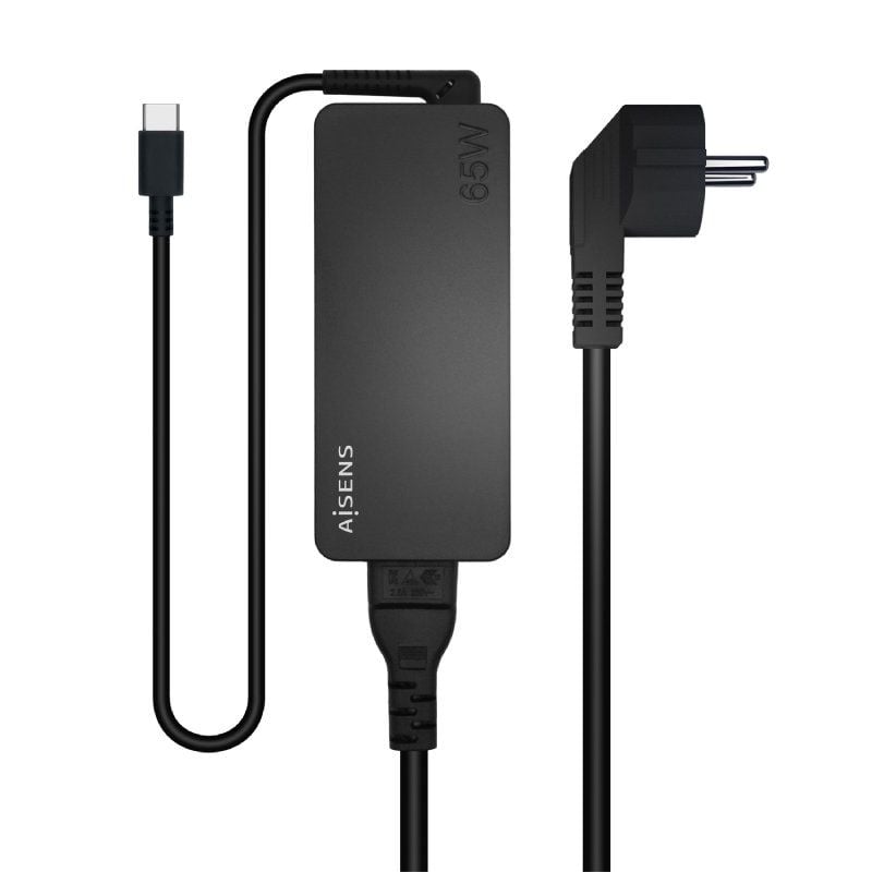 Cargador de Portátil Aisens ASCH-1PD65D-BK
1xUSB Tipo-C
65W
