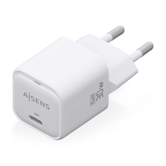Cargador de Pared GaN Aisens ASCH-30W1P018-W
1xUSB Tipo-C
30W