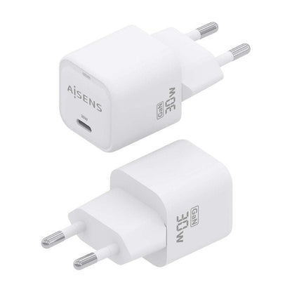 Cargador de Pared GaN Aisens ASCH-30W1P018-W
1xUSB Tipo-C
30W