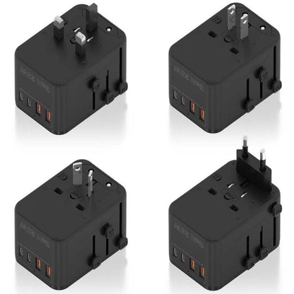 Cargador de Pared Universal GaN para Viaje Aisens ASPS-2A2C08-BK
Toma de Corriente Universal
2xUSB Tipo-C
2xUSB
25W