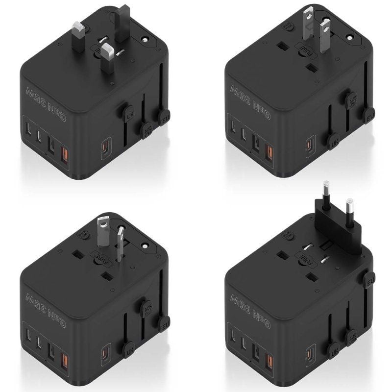 Cargador de Pared Universal GaN para Viaje Aisens ASPS-2A3C09-BK
Toma de Corriente Universal
3xUSB Tipo-C
2xUSB
35W