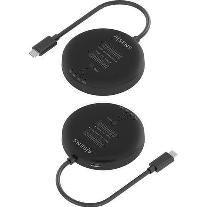 Dock USB 3.2 Gen2 Tipo-C para SSD M.2 NVMe Aisens ASDS-2M2N05-BK
Gris