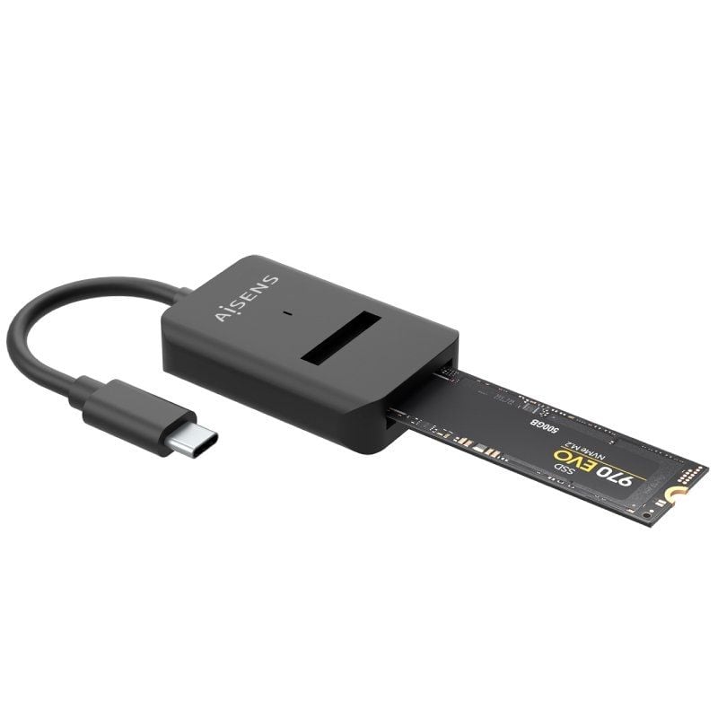 Dock USB Tipo-C para SSD M2 SATA/NVMe Aisens ASUC-M2D011-BK
Negro