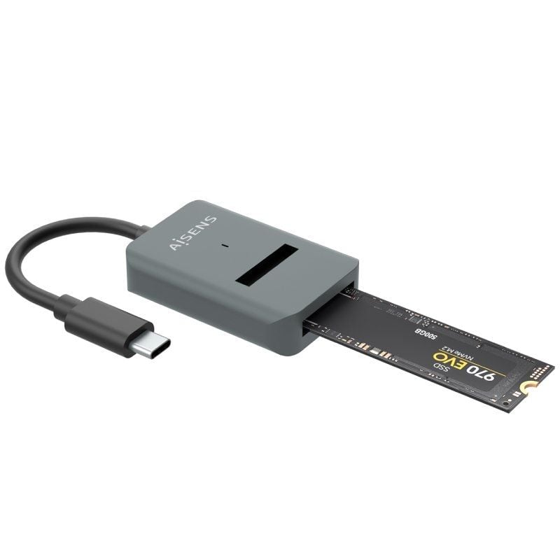 Dock USB Tipo-C para SSD M2 SATA/NVMe Aisens ASUC-M2D012-GR
Gris
