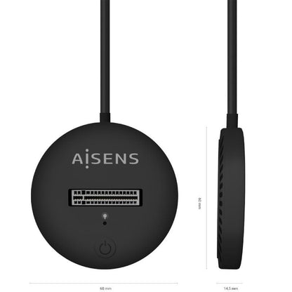 Dock USB Tipo-C para SSD M2 SATA/NVMe Aisens ASUC-M2D013-BK
Negro