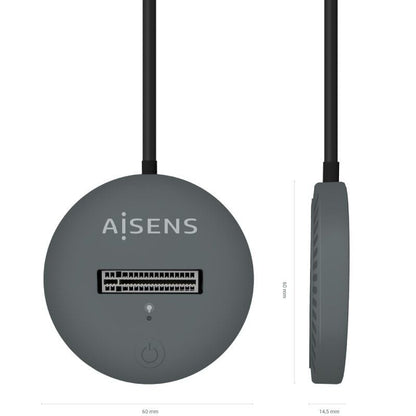 Dock USB Tipo-C para SSD M2 SATA/NVMe Aisens ASUC-M2D014-GR
Gris