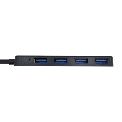 Aisens Hub USB 3.0 tipo A/M-4xtipo A/H negro 30cm