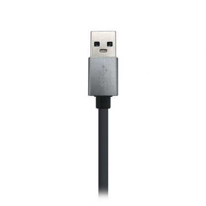 Aisens Conversor USB 3.0 Ethernet + 3 usb3.0 gris